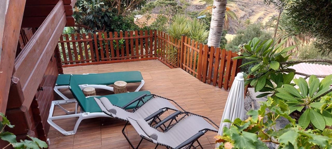 Cabana Los Palmeros, Vista Al Mar Y La Montana Alojera Exteriör bild