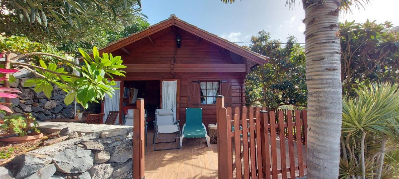 Cabana Los Palmeros, Vista Al Mar Y La Montana Alojera Exteriör bild