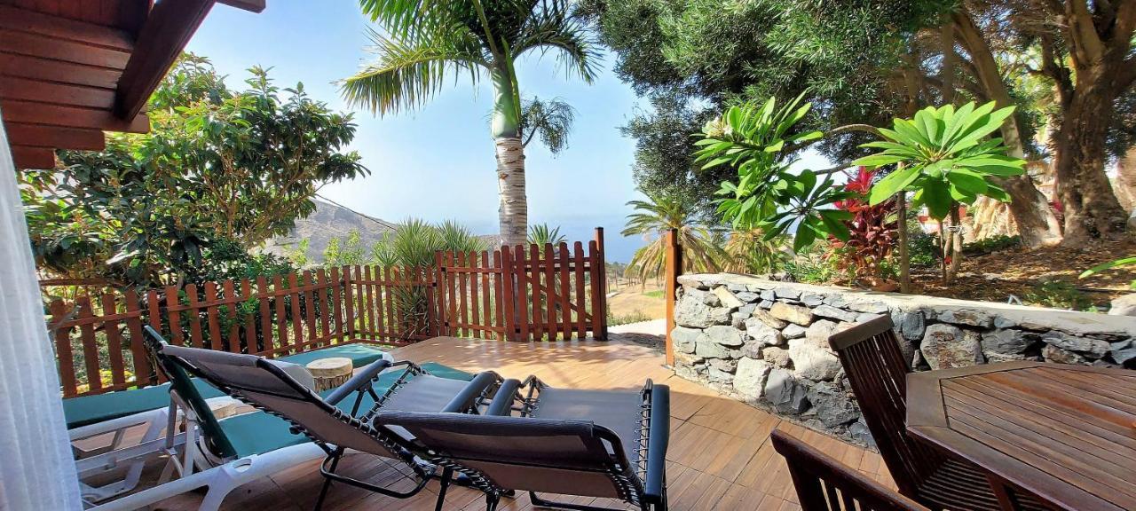 Cabana Los Palmeros, Vista Al Mar Y La Montana Alojera Exteriör bild