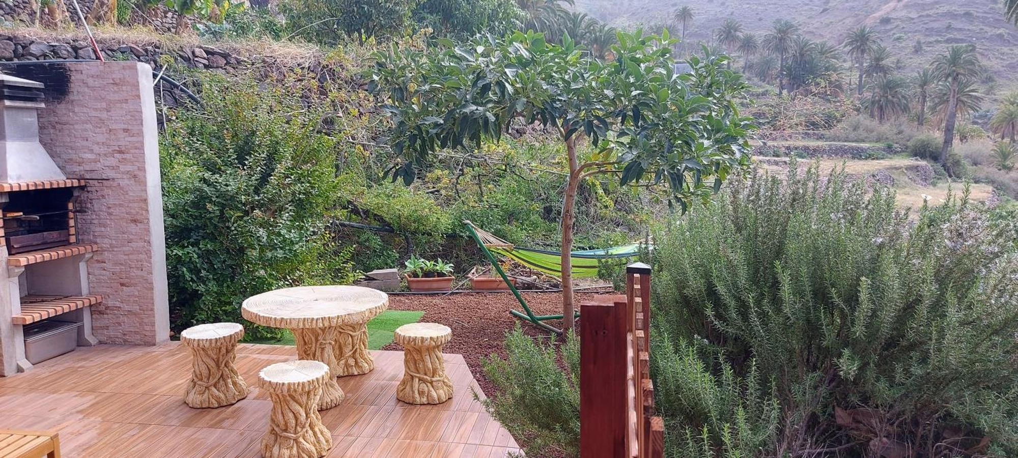 Cabana Los Palmeros, Vista Al Mar Y La Montana Alojera Exteriör bild