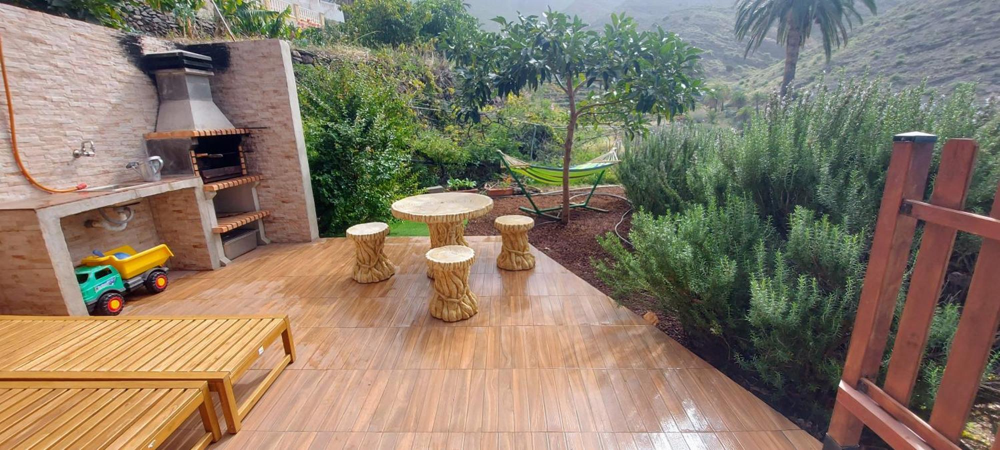 Cabana Los Palmeros, Vista Al Mar Y La Montana Alojera Exteriör bild