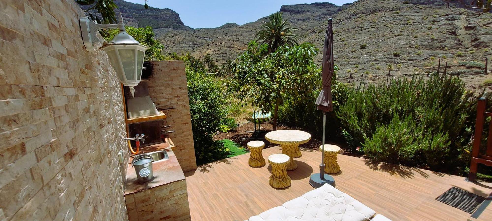 Cabana Los Palmeros, Vista Al Mar Y La Montana Alojera Exteriör bild