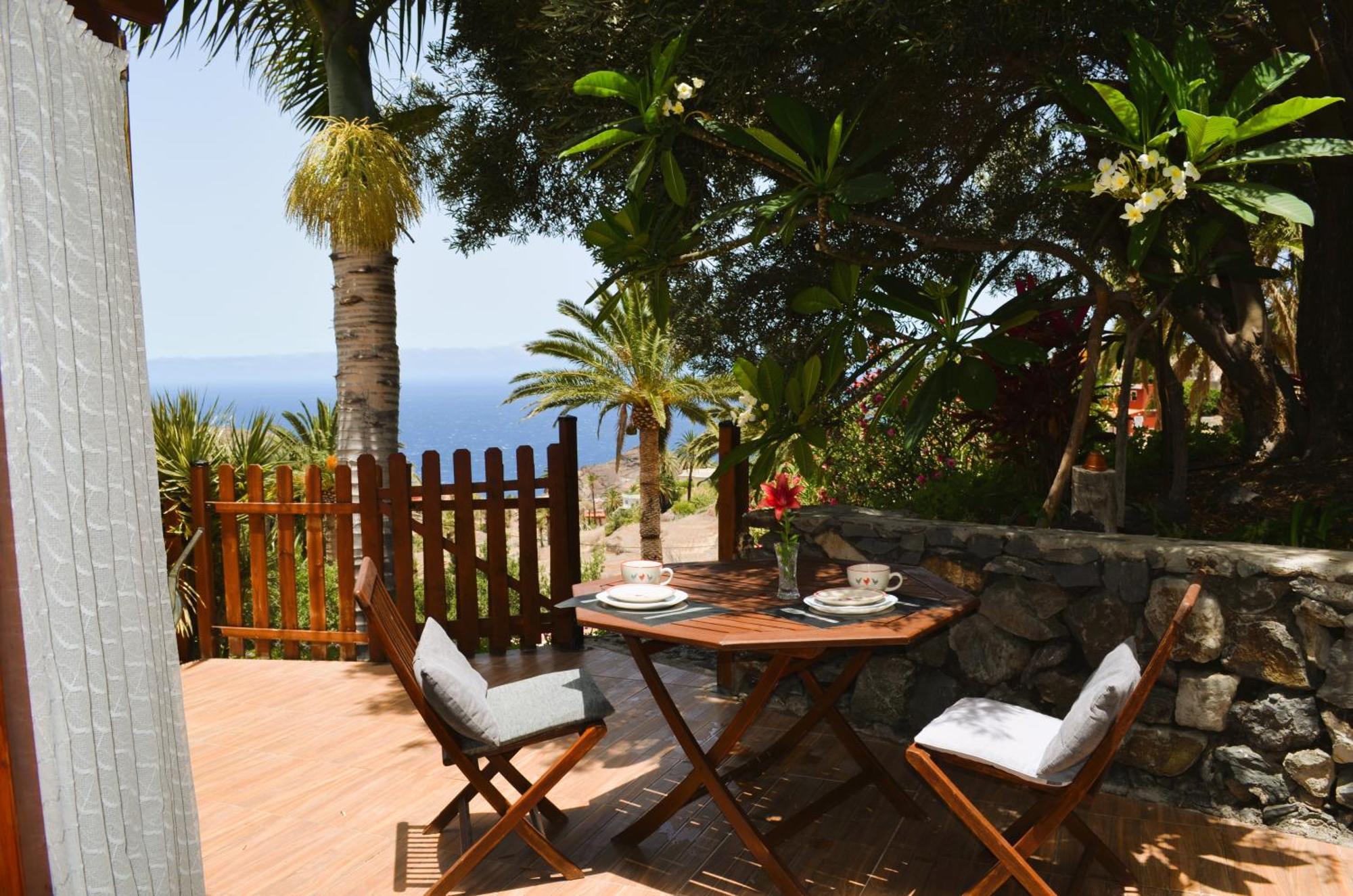 Cabana Los Palmeros, Vista Al Mar Y La Montana Alojera Exteriör bild